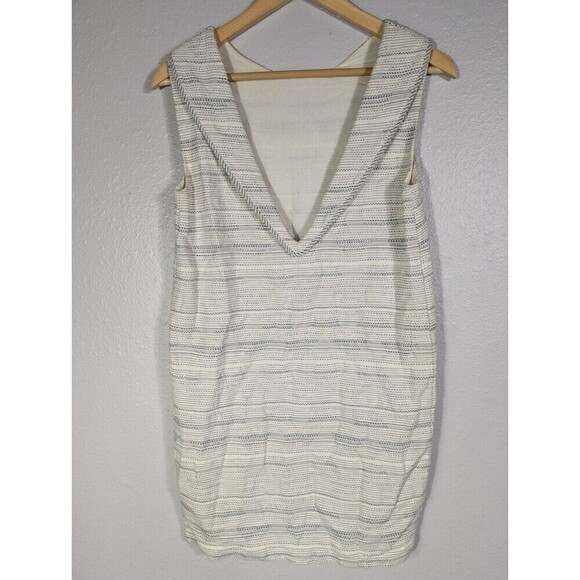 Sessun Rosselito Jacquard Tweed Open Back Shift Mini Dress Sz XS Lined N88 - Picture 6 of 11